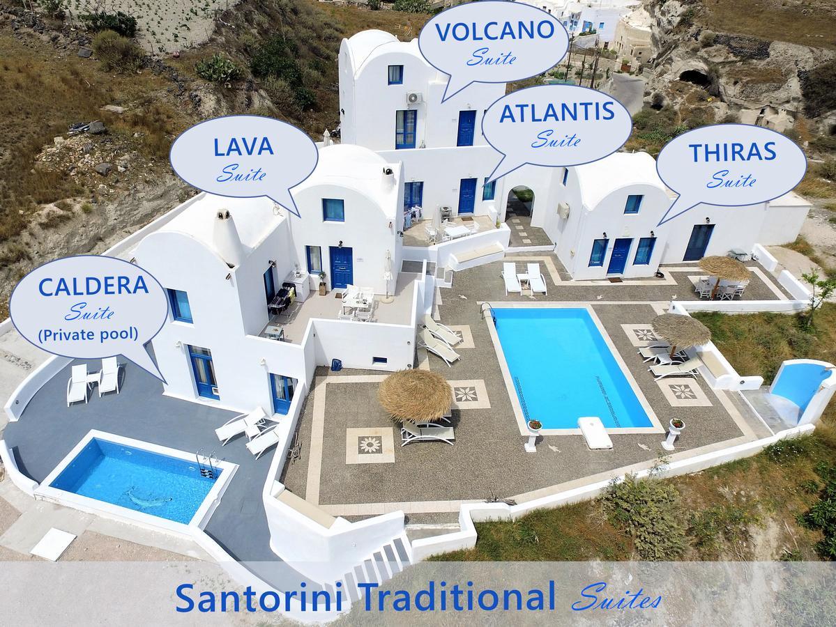 Santorini Traditional Suites Vóthon Dış mekan fotoğraf